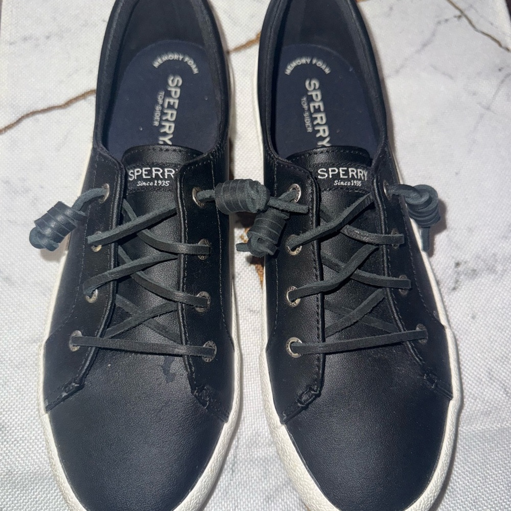 Sperry Black and White Sneakers